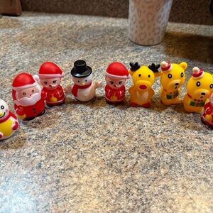 Amazon Holiday Action Figures Set - Red, Yellow, Black